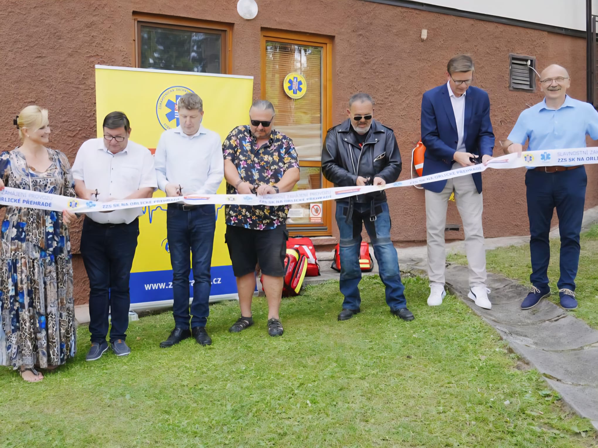 Mezikrajská spolupráce zdravotnických záchranných služeb na Orlické přehradě
